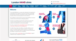 Desktop Screenshot of londonhandclinic.co.uk